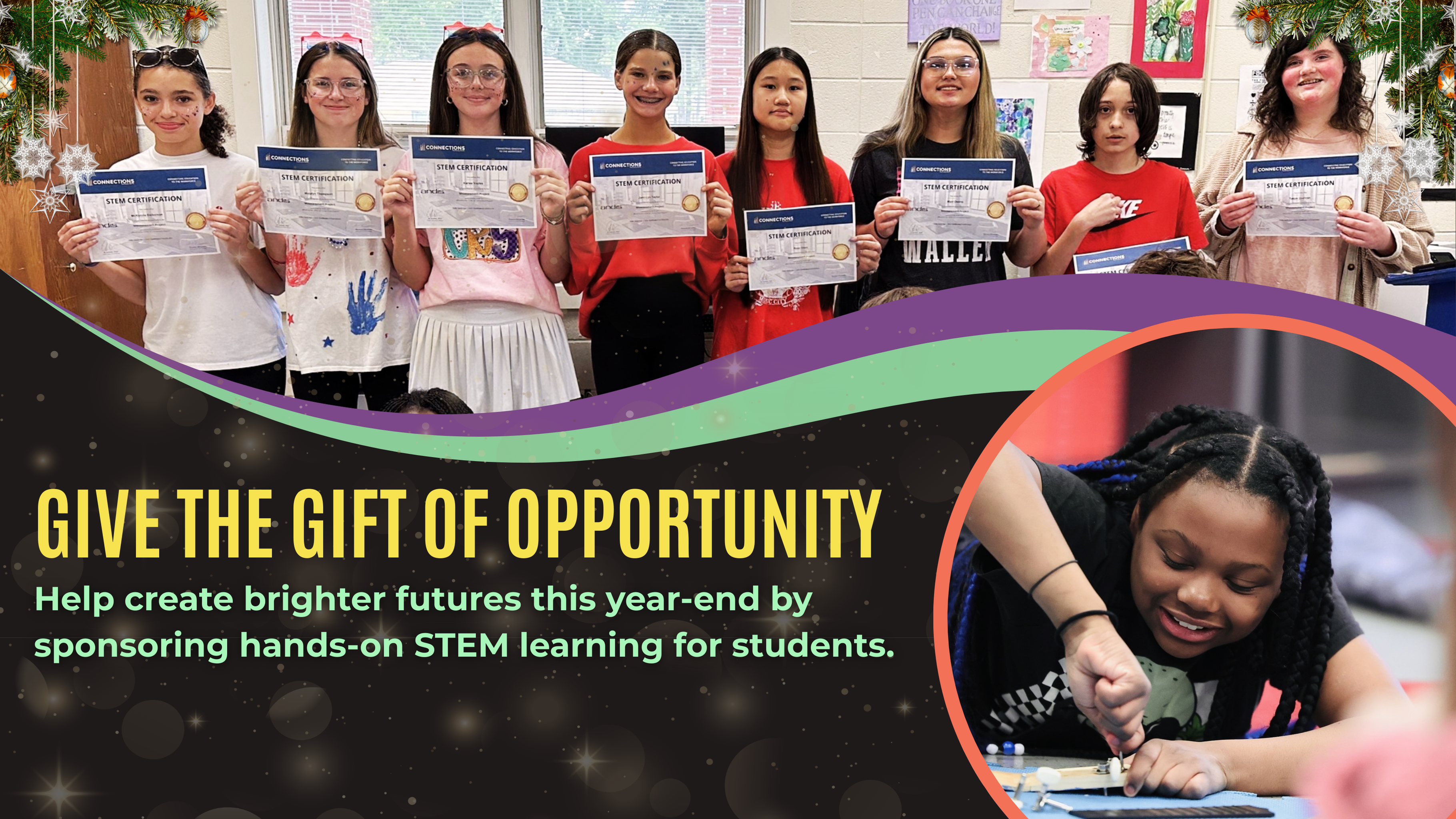 Give the Gift of Opportunity: Why Holiday Giving Matters for STEM Education