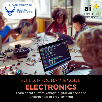 Kids building and coding a marble maze from a STEM kit, exploring electronics and technology.