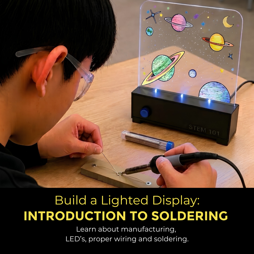 Build a Lighted Display: Introduction to Soldering